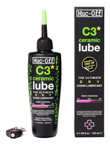 Lubricante Para Cadenas Muc-off Seco Cerámico Seco 120ml