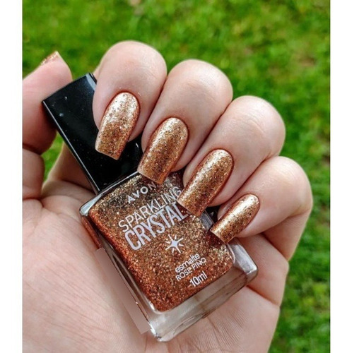 Esmalte Avon True, Mark Ou Crystal - Cores À Escolher. Cor Rosé Fino Sparkling Crystals