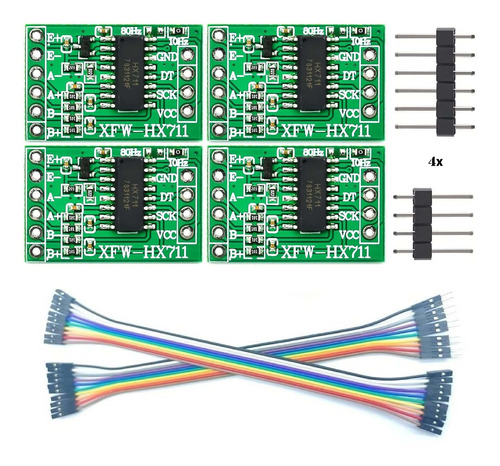 4 Pieza Amplificador Celula Carga Hx711 Modulo Adc