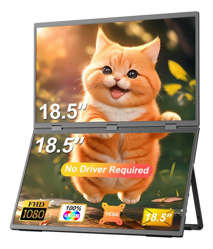 Extensor De Pantalla De La Computadora Portátil Triple, 18.5