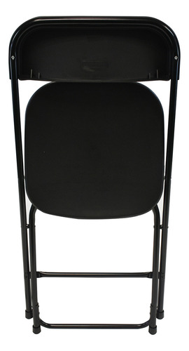 Silla Plegable Básica Negra