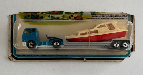 Camion Matchbox 900 Truck Trailer And Boat Tp-26 1978