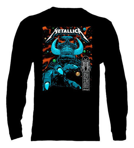 Polera Manga Larga Metallica - Ver 27 - Santiago 2022