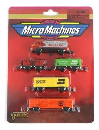 Micro Machines Mini Tren Retro Micromachines Galoob Original (Usado)