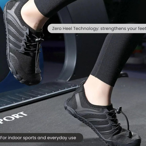 Zapatos Para Caminar Descalzos Con Punta Ancha Para Mujer