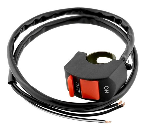 Tecla Switch Llave Luces Balizas Auxiliares 3 Cables Moto 