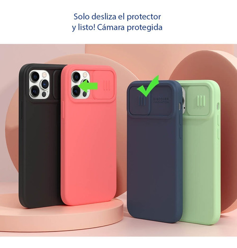 Imagen 2 de 7 de Funda Silicona Silky Cam + Vidrio Full Cover Para Moto G100