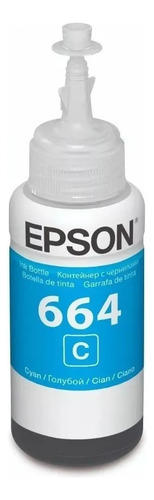 Tinta de impresora Epson T664220-AL cian de 70 ml