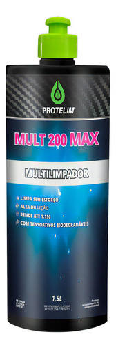 Mult 200 Max Protelim Multi Desengraxante Alcalino 1,5 Litro