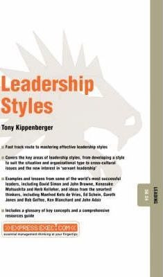 Leadership Styles - Tony Kippenberger (paperback)