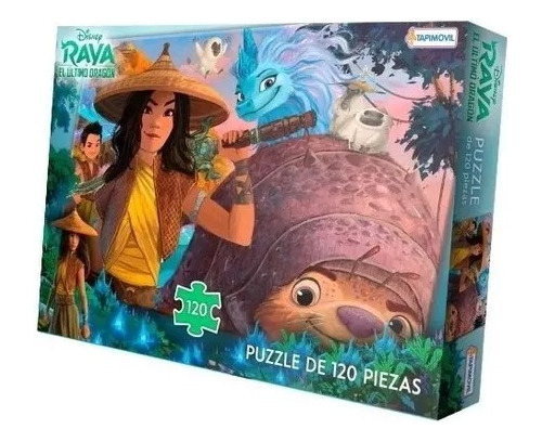 Rompecabezas Puzzle 120 Piezas Disney Raya Oficial 