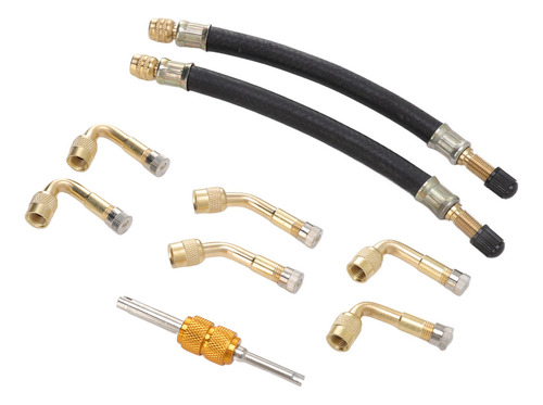 Extensiones De Válvula De Neumático Y Adaptador De Extensión