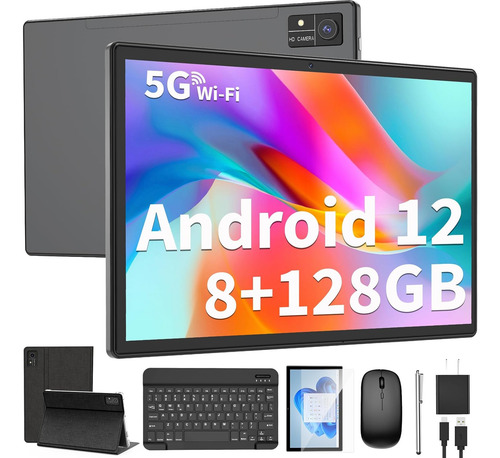 Tablet Android 12 10 8gb Ram 128gb Rom Wifi 5g Bluetooth 80