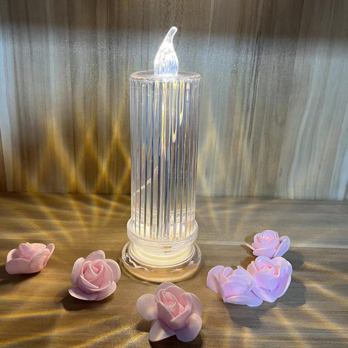 Velas Led Sin Llama Velas Led Parpadeantes 4 Velas Led Portá