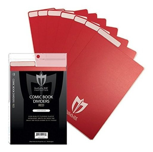 Carpeta Y Funda Para Tarj Divisores Para Cómics De 100 Ct Ma