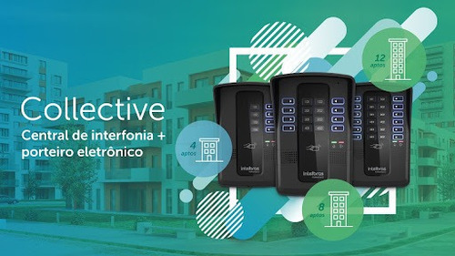 Imagem 5 de 6 de Central Porteiro Eletrônico Coletivo Collective 12 Intelbras