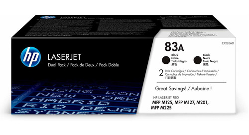 Toner Original Hp 83a Cf283ad 2 Black