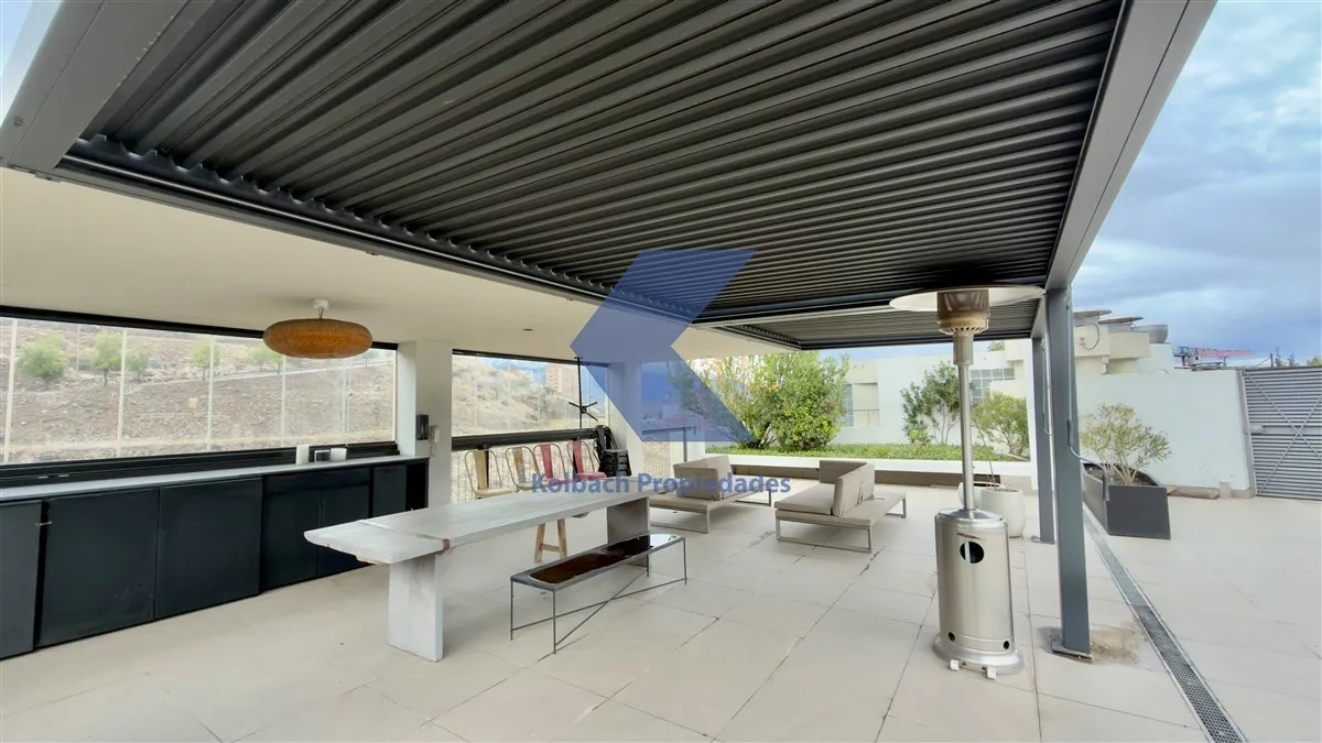 Imagen 3 de 30 de Duplex Penthouse En Arriendo De 4 Dorm. En Vitacura