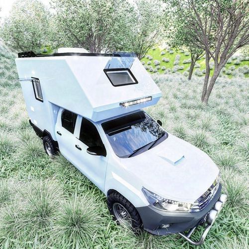 Camper Motorhome Completo Con Camioneta 4x4 Para 4 Personas