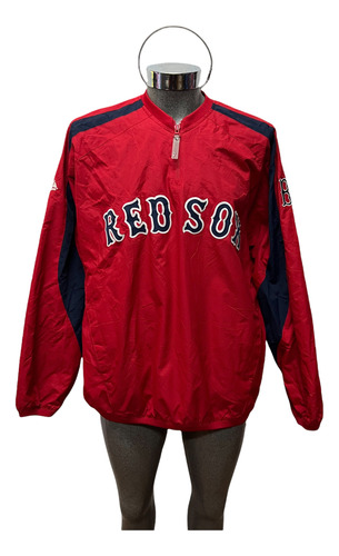 Sudadera Rompevientos Majestic Mlb Beisbol Red Sox Boston