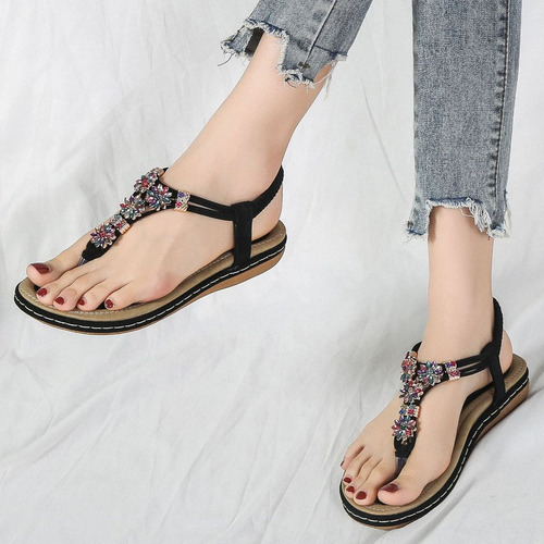Zapatillas De Tacón Bajo Para Mujer F Sandal, Informales, Có