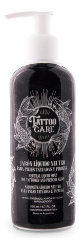 Jabon Liquido Neutro Tattoo Care  X 200 Ml 