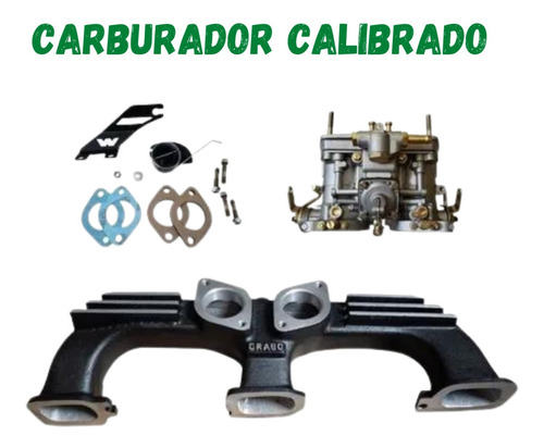 Kit Weber 40 Opala 6 Cil Gasolina Calibrado