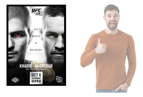 Poster De La Ufc 229 Khabib Vs Mcgregor Con Marco