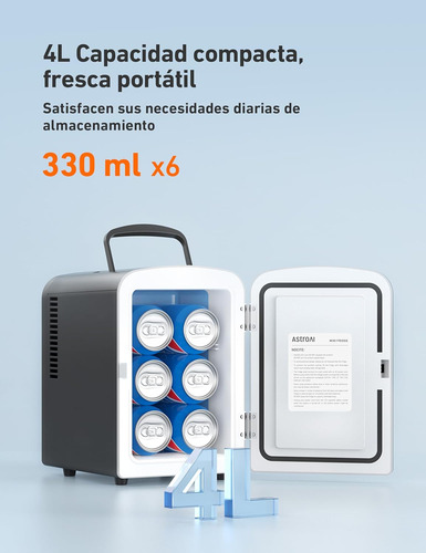 Mini Refrigerador Portátil, Electrónica Para El Skincare 4l