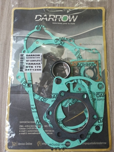 Imagen 2 de 4 de Kit De Empaques Dt175 Yamaha