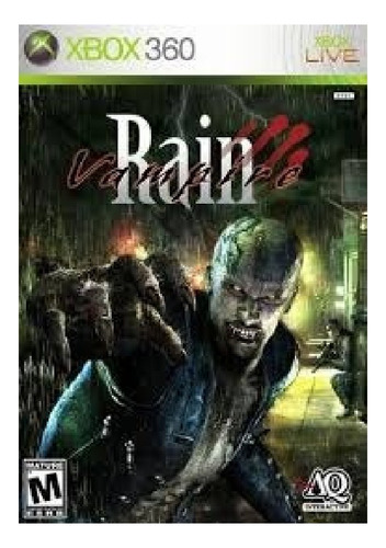 Jogo - Rain Vampire - Xbox 360 - Usado