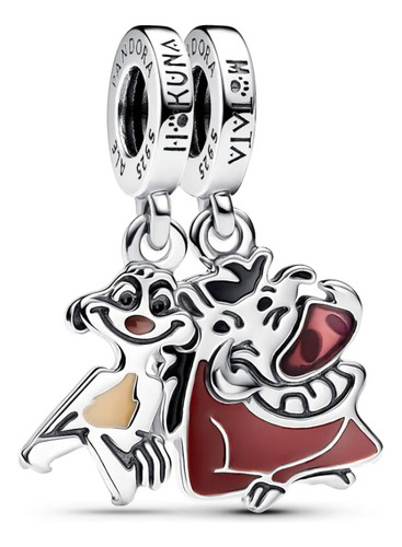 Charm Dije Pandora Timón Y Pumba Dvisible 2 En 1