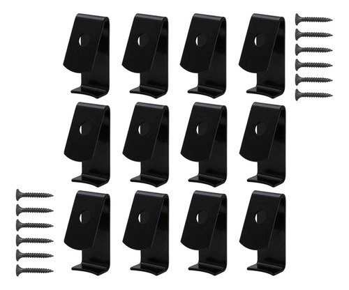 12 Piezas Clips Para Macetas Gancho De Pared Exterior Para