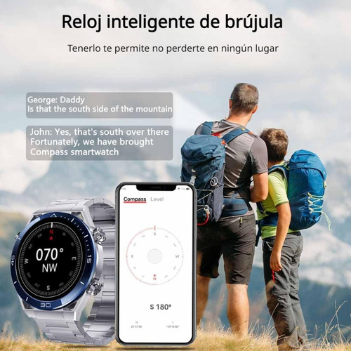 Reloj Inteligente Hombres Smart Wath Compatible Con Android