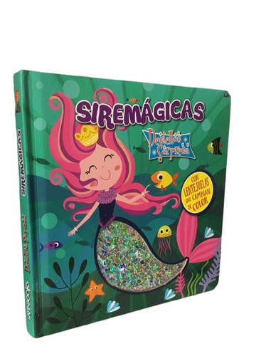 Libro De Sirenas - Con Lentejuelas Que Cambian El Color