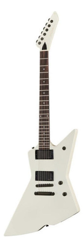 Guitarra eléctrica Harley Benton Pro Series EX-84 Modern de caoba gloss white con diapasón de ébano