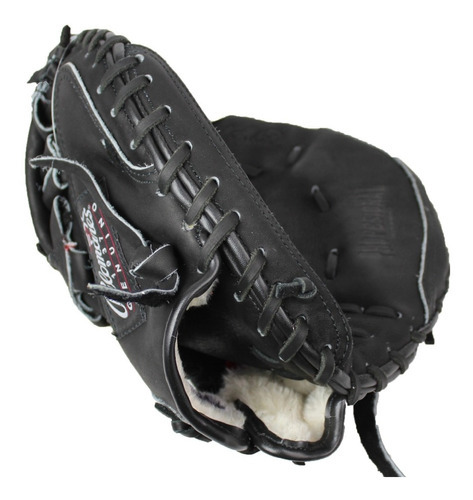 Manopla Béisbol Para Cátcher Palomares Genuino Profesional Color Negro