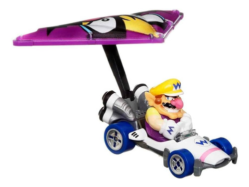 Hot Wheels Wario Mario Kart Wario Wing Carreras Nintendo