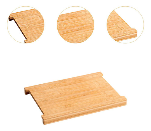 Tablero De Corte De Bambú, Tabla De Cortar Doble Placa