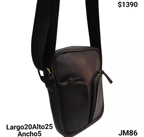 Moda Mariconera Bandolera Cuero Los Hombres Crossbody Bolso