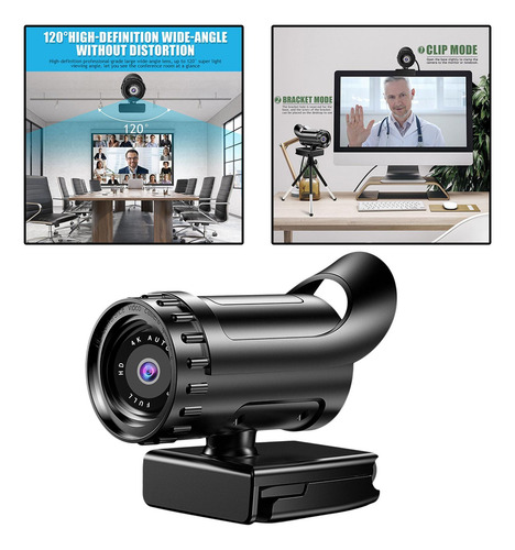 En Directo/live Webcam 120 ° Macho Y Usb 3840x2160 4k