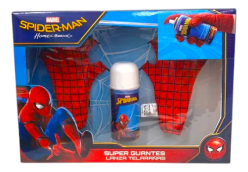Kit Guantes Areosol Espuma Nieve Serpentina Disney Marvel