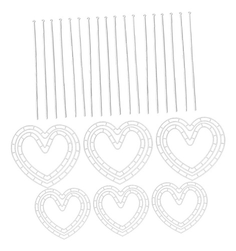 Forma De Fabricación De Coronas 6x Pequeño Corazón Grande