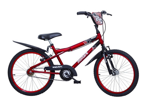 Bicicleta Infantil Bmx Ranger Monark Aro 20 Vermelha