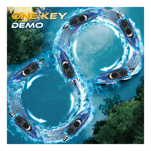 Barco De Control Remoto Rc Rc Con Modos De Luz De 7 Lock De