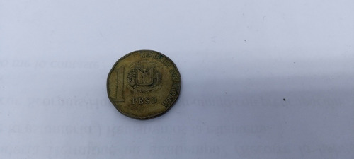 Moneda De 1 Peso R. Dominicana  Año 1992