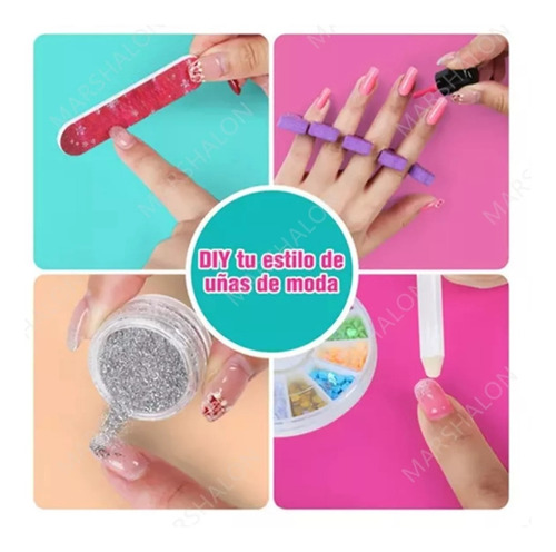 Kit De Maquillaje Belleza De Uñas Regalo Juguetes Para Niñas