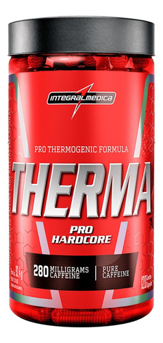 Therma Pro Hardcore Integralmedica Com Cafeína 120 Cápsulas