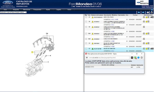 Imagen 5 de 5 de Bujias Motorcraft Mondeo V6 2.5l 1997-2006 Legitima Ford