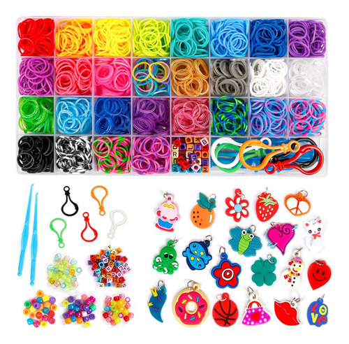 Set De 2600+ Bandas De Loom